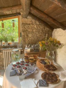 repas stage yoga cévennes